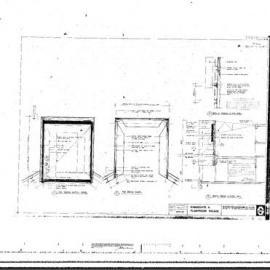 Darlinghurst Road (88-94) Kings Cross. Tower facade structural support 6 signs