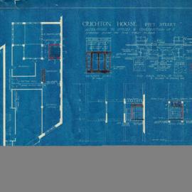 Plan - Alterations to offices in Crichton House, 30-32 Pitt St Sydney, 1931