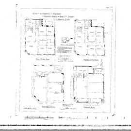 Plan - Alterations and additions for premises on corner of George and Bond Streets Sydney, 1911