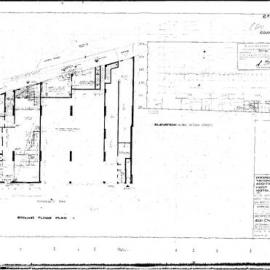 Darlinghurst Rd (106-110) Kings Cross. Erect new stairs - ground floor, new shop fronts & tavern - 1st floor