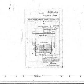 Plan - Alterations, 108 Elizabeth Bay Road Elizabeth Bay, 1969