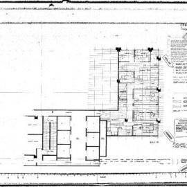 Clarence St (55-67). Erect partitions, Level 14 [The New Church]