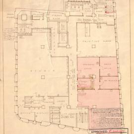 Plan - Alterations to existing building, Warwick Building, 13-17 Hamilton Street Sydney, 1935