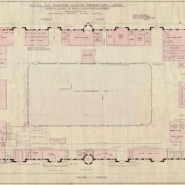 Plan - Palais Royal, Royal Agricultural Society (RAS) Showground, Moore Park, 1938