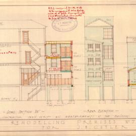 Plan - Alterations to existing building, 7 Bligh Street Sydney, 1935