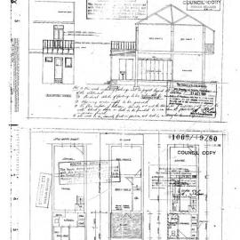 Plan - Alterations, 20 Little Napier Street Paddington, 1980