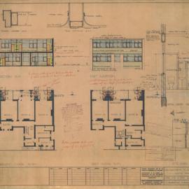 Plan - Toilets and shower rooms, 36 Macleay Street Potts Point, 1964