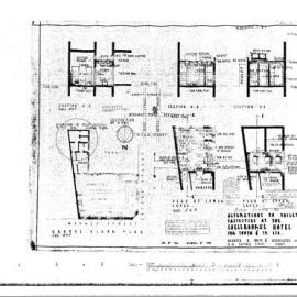 Sussex St (200) cnr Market St. "Shellbourne Hotel". Alterations.