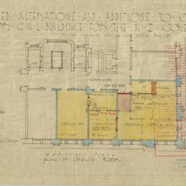 Plan - 14 Martin Place Sydney, alterations and additions to 7th floor offices, 1942