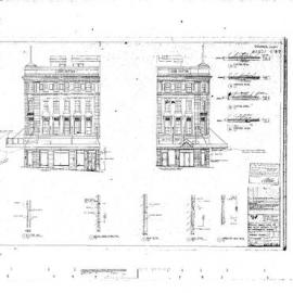 King St (153) Sydney. Reclad shop front, erect partitions, alterations to toilets, erect awning.