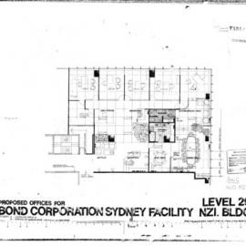 Bond St (8-28). Partitions - 29th floor [Stock Exchange Building]