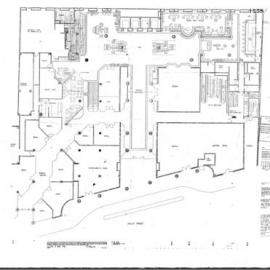 Phillip St (61-101) Sydney. Sheraton Wentworth Hotel.  Partition walls and new reception level 2 main entry.