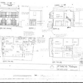 Oatley Road (47) Paddington. Provide bathroom and alterations to facade level