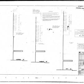 Pitt St (213/219) & Market St (50/78) Sydney. Erection of Illuminated Signs. Myer Properties P/L.