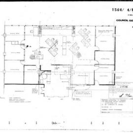 Clarence St (215) Sydney. Erect Partitions-4th floor. Sebron P/L.