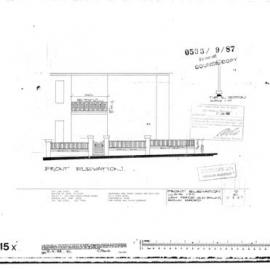 Cook Rd (4) Centennial Park. Erect front fence & renew balcony rail----1st floor. P.Kennedy.