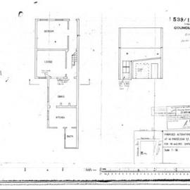 Kingsclear Rd. (46) Alexandria. Create opening between lounge and dining rooms and alter window to glass door.