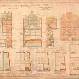 Plan - Pneumatic Plant Housing, Kent Brewery, Tooth & Co, Broadway, Chippendale, 1935