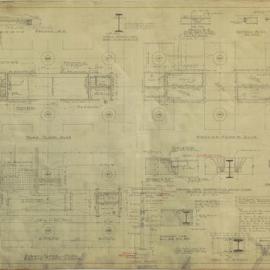 Plan - 147 Liverpool Street Sydney, Mark Foys piazza building, new escalators, 1948