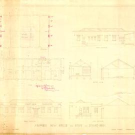 Lucas St Camperdown (Stuart Bros.) Proposed new offices & store