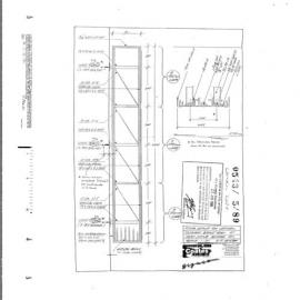 George St (630/634) Sydney. Erect (1) Vertical Projecting Wall Sign & (1) Under Awning Sign.