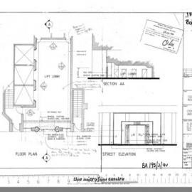 O'Connell Street (28-34) Sydney. Alterations ground floor entrance lobby.