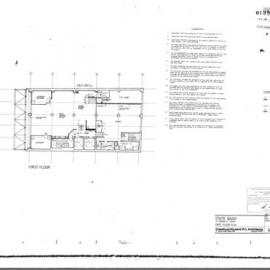 George St (416/418) Sydney. Erect internal tenancy partitions-ground,mezzanine & 1st floors. Crawford/Howard P/L.