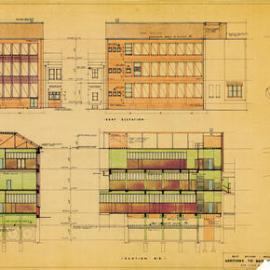 Plan - Main Office, Kent Brewery, Chippendale, 1954