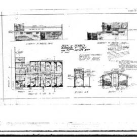 Plan - Stables, Barker Street at Barker Lane, 1910