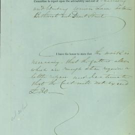 Memorandum: Edward Bell, City Engineer, responding to instruction from the Improvements Committee to 
