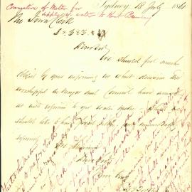 Letter - Tooth & Co, Kent Brewery request decision on water meter, 1861