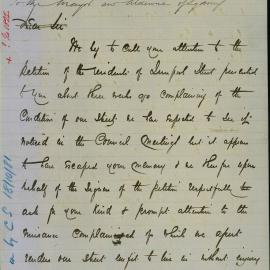 Petition: Walter F.MacKenzie, George Marshall and 2 others calling the Mayor's attention to the 