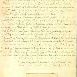 Letter: William Hamer suggesting that it would be beneficial for the city to use a large reservoir 