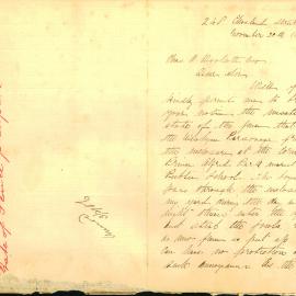 Letter: Richard Sellors complains about the fence between the Wesleyan Parsonage and the corner of 