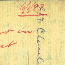 Letter: Thomas Kyle, 217 Cleveland Street, drawing to the Council's attention encroachments in 