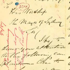 Letter - Complaint about the nuisance of ownerless dogs in Green Park Darlinghurst, 1887