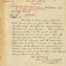 Letter: The Direct Fruit Supply Company situated in the basement at the Queen Victoria Markets 