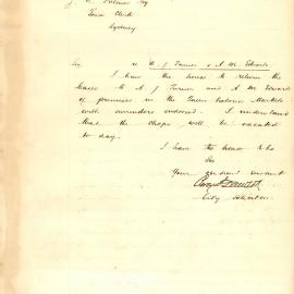 Memorandum: Percy S. Dawson, City Solicitor, returning the leases to A. J. Turner and A. M. Edwards of 