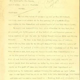 Letter: G.H. Morris, Managing Director, The Australian Road and Top-dressing Composition Company, 