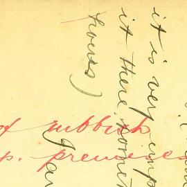 Letter: Gerald C. Small complaining that each week the Corporate men deposit the refuse from three 