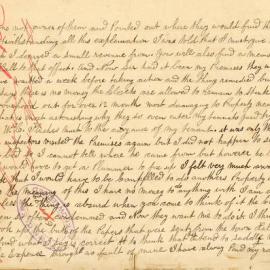 Letter: J. Ingram enquiring as to what is going to be done regarding the houses 2 and 4 Young 
