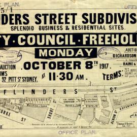 Flinders Street subdivision [West side from Oxford Street to Little Hutchinson Street]