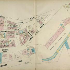 Plans of Sydney (Doves), 1880: Map 16 - Blocks 38, 39, 40