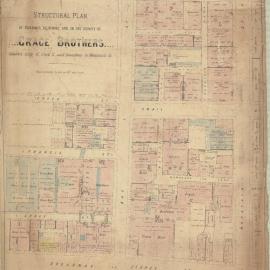 Plans of Sydney (Fire Underwriters), 1917-1939: Block Grace Brothers 2