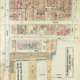 Plans of Sydney (Fire Underwriters), 1917-1939: Blocks 140, 144