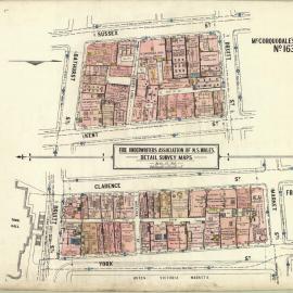 Plans of Sydney (Fire Underwriters), 1917-1939: Blocks 158, 163