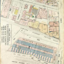 Plans of Sydney (Fire Underwriters), 1917-1939: Blocks 185, 185a, 188
