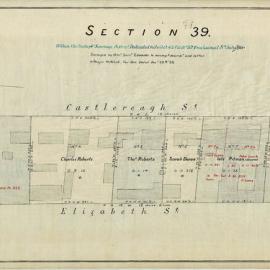 City of Sydney - Survey Plans, 1833: Section 39