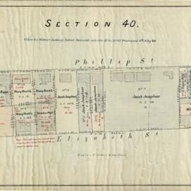 City of Sydney - Survey Plans, 1833: Section 40