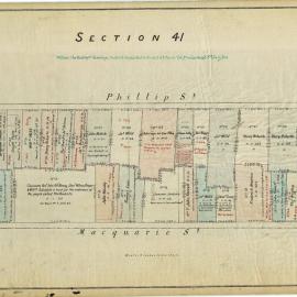City of Sydney - Survey Plans, 1833: Section 41